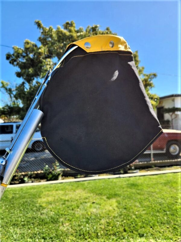 A close up of the side mirror on a car.